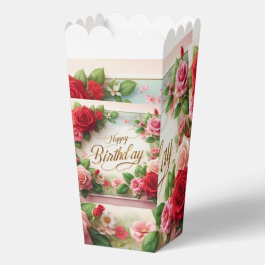 gelukkige verjaardag bedankdoosjes (Voorkant)