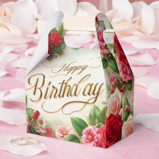 gelukkige verjaardag bedankdoosjes