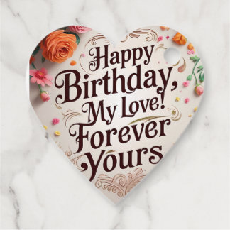 gelukkige verjaardag bedankjes labels