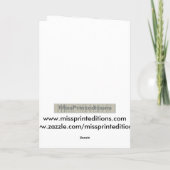 Gelukkige Verjaardag, Beethoven Kaart (Achterkant)