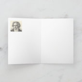 Gelukkige Verjaardag, Beethoven Kaart (Binnen)