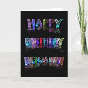 Gelukkige Verjaardag Benjamin Card Kaart