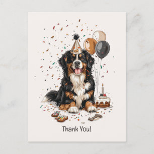 Gelukkige verjaardag Berner Sennenhond Briefkaart