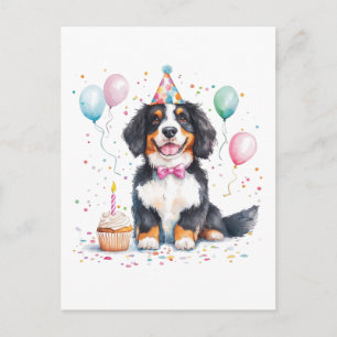 Gelukkige verjaardag Berner Sennenhond Briefkaart