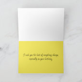 Gelukkige Verjaardag Beste Gal Pal Daisy Bloementu Kaart (Binnen)