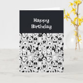 Gelukkige Verjaardag Beste Hond-gegaan Vriend Kaart (Gele Bloem)