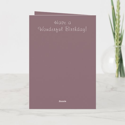 Gelukkige verjaardag beste vader ter wereld bruin  kaart (Achterkant)