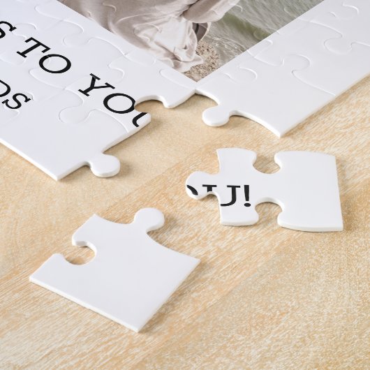 Gelukkige Verjaardag Beste Vriend 4 Fotocollage Legpuzzel (Zijkant)