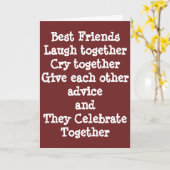 GELUKKIGE VERJAARDAG BESTE VRIEND KAART (Gele Bloem)