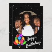 Gelukkige verjaardag beste vriend kaart (Voorkant / Achterkant)