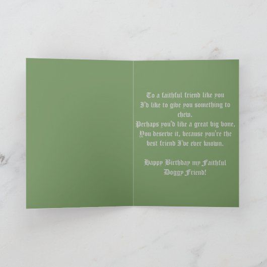 Gelukkige verjaardag Beste Vriend Kaart (Binnen)