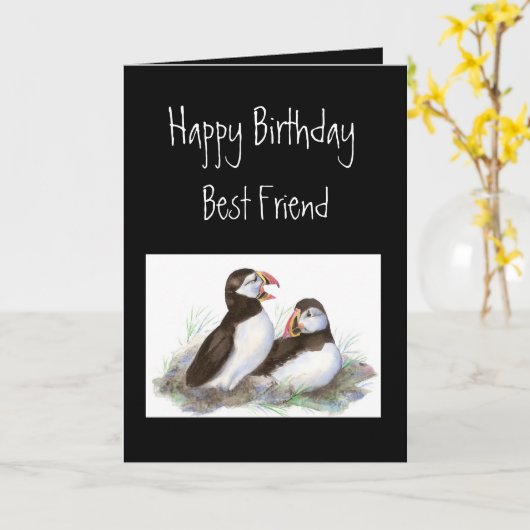 Gelukkige Verjaardag, Beste Vriend, Leuke Kaart (Gele Bloem)
