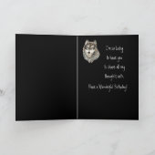 Gelukkige Verjaardag, Beste Vriend, Wolf, Wolven, Kaart (Binnen)