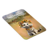 Gelukkige verjaardag Bestie Leuke Boho kat Magneet (Rechterzijde)