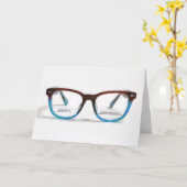 Gelukkige Verjaardag Bifocals Bril Kaart (Gele Bloem)