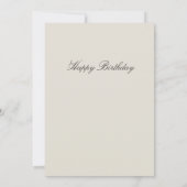 Gelukkige verjaardag.  blauwe vlinder (Achterkant)