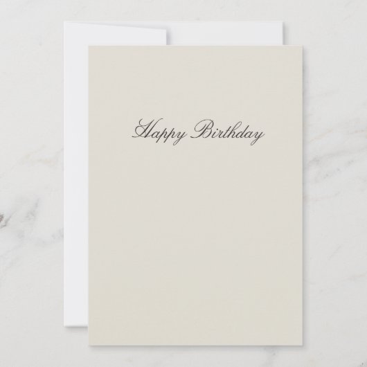 Gelukkige verjaardag. blauwe vlinder (Achterkant)