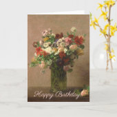 Gelukkige Verjaardag - BloemenBoeket | Frans Fijn Kaart (Gele Bloem)