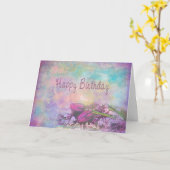 Gelukkige Verjaardag - BloemenElegantie Kaart (Gele Bloem)