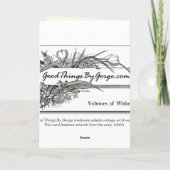 Gelukkige Verjaardag Boekenliefhebber, Volumes van Kaart (Achterkant)