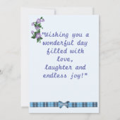 Gelukkige verjaardag Boeket Feestdagenkaart (Achterkant)