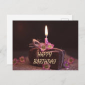 Gelukkige verjaardag briefkaart (Voorkant / Achterkant)