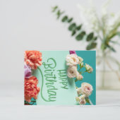 GELUKKIGE VERJAARDAG BRIEFKAART (Staand voorkant)