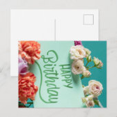 GELUKKIGE VERJAARDAG BRIEFKAART (Voorkant / Achterkant)