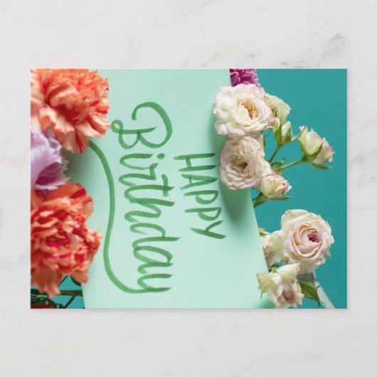 GELUKKIGE VERJAARDAG BRIEFKAART (Voorkant)