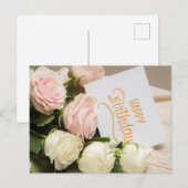 GELUKKIGE VERJAARDAG BRIEFKAART (Voorkant / Achterkant)