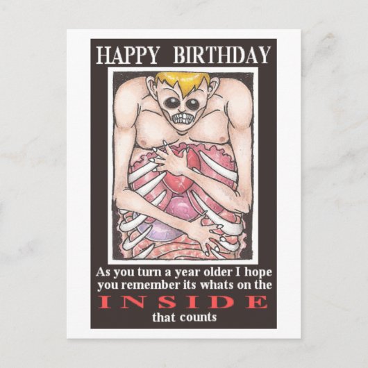 gelukkige verjaardag briefkaart (Voorkant)