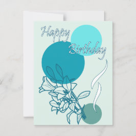 Gelukkige verjaardag briefkaart