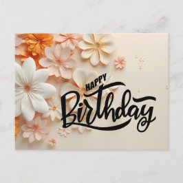 Gelukkige verjaardag briefkaart