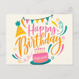 Gelukkige Verjaardag Briefkaart