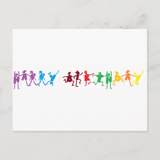 gelukkige verjaardag briefkaart (Voorkant)