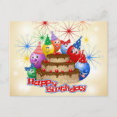 Gelukkige verjaardag briefkaart (Voorkant)