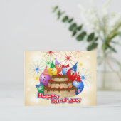 Gelukkige verjaardag briefkaart (Staand voorkant)