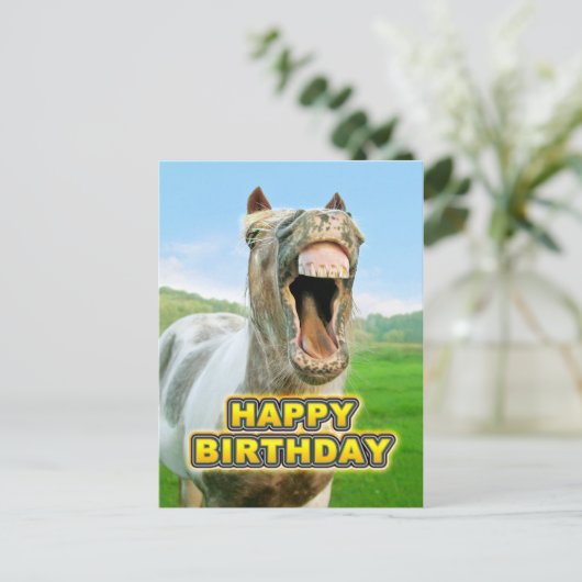 GELUKKIGE VERJAARDAG BRIEFKAART (Staand voorkant)