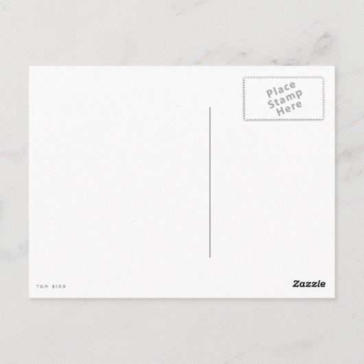 GELUKKIGE VERJAARDAG BRIEFKAART (Achterkant)