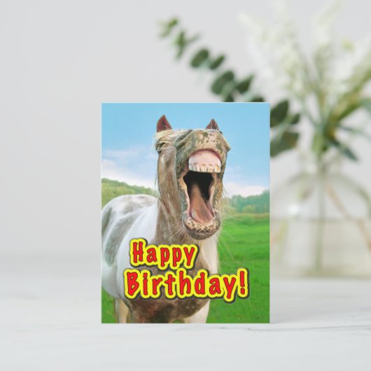 Gelukkige Verjaardag Briefkaart (Staand voorkant)