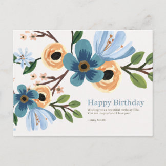 Gelukkige verjaardag briefkaart