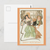 GELUKKIGE VERJAARDAG BRIEFKAART (Voorkant / Achterkant)