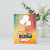 gelukkige verjaardag briefkaart (Staand voorkant)
