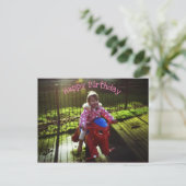 Gelukkige Verjaardag, briefkaart (Staand voorkant)