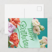 GELUKKIGE VERJAARDAG BRIEFKAART (Voorkant / Achterkant)
