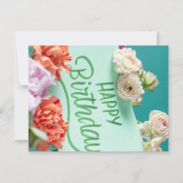 GELUKKIGE VERJAARDAG BRIEFKAART
