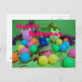 Gelukkige verjaardag ！！ briefkaart (Voorkant / Achterkant)