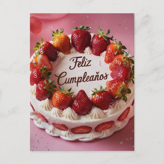 Gelukkige verjaardag  briefkaart (Voorkant)