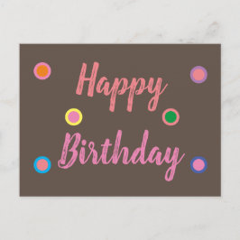 Gelukkige verjaardag briefkaart