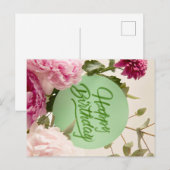 GELUKKIGE VERJAARDAG BRIEFKAART (Voorkant / Achterkant)